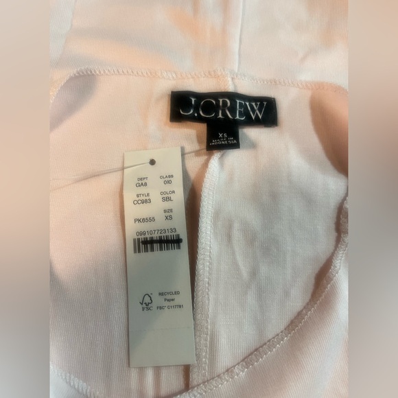 J.Crew Refined rib shell tank top in soft blush - Picture 5 of 7